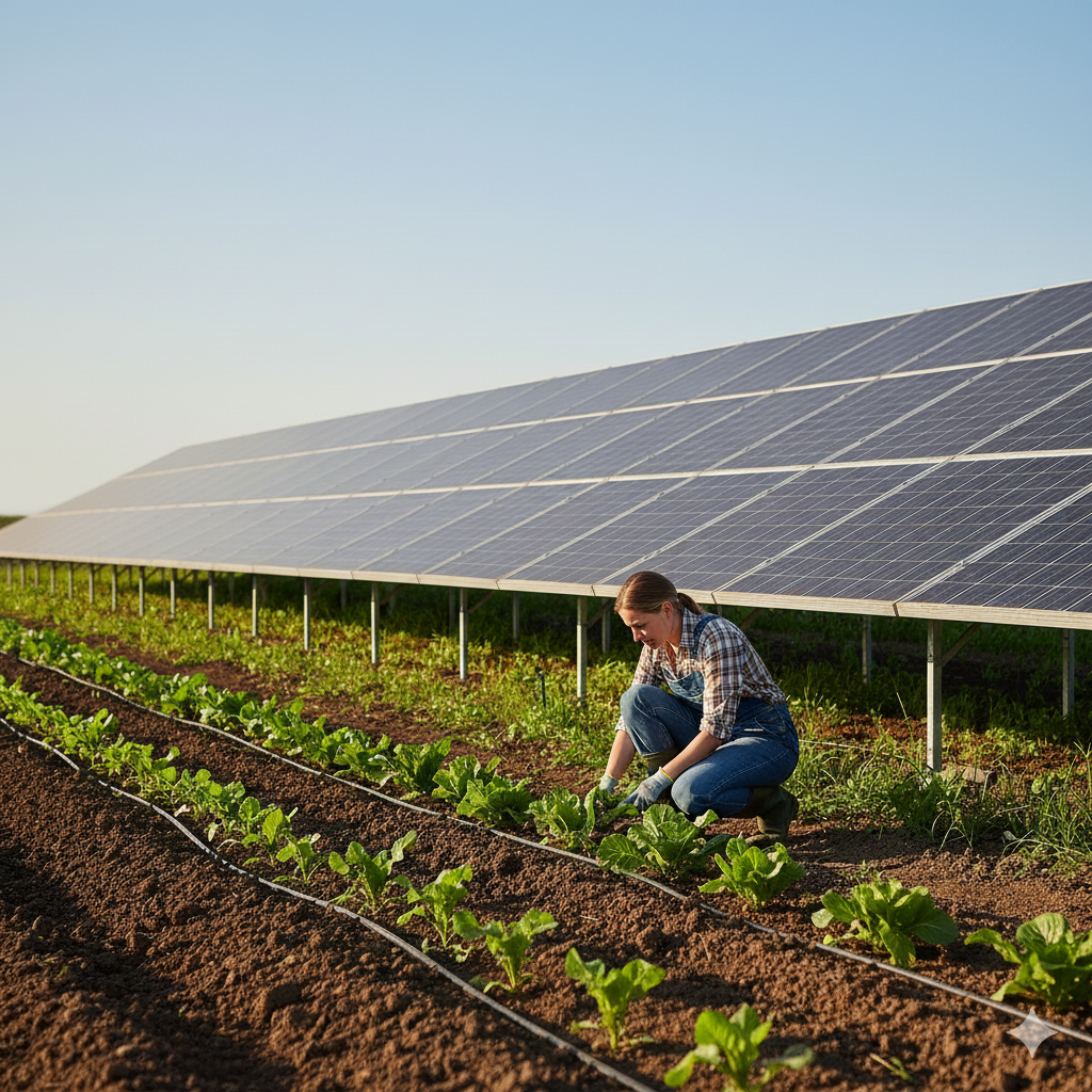 Agricultura panells solars